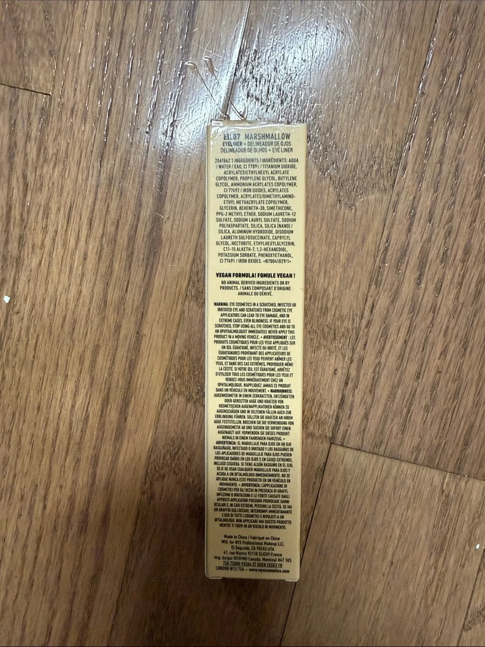 NYX Epic Ink Liner - Yellow Box